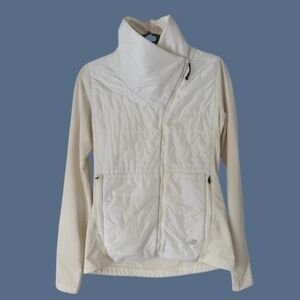 New Balance Insulated Asym Jacket | White | Size Small